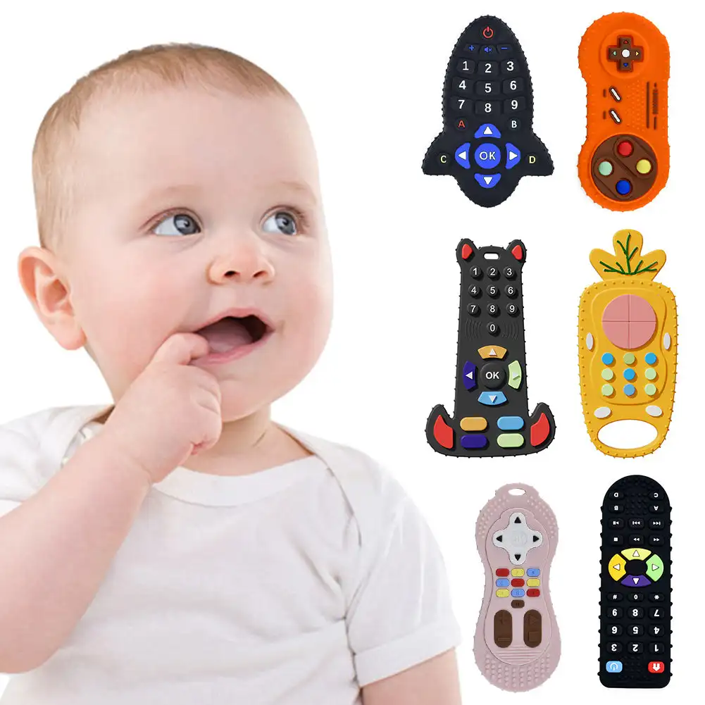 Kids Nature Education - Giocattoli per massaggiagengive in silicone per