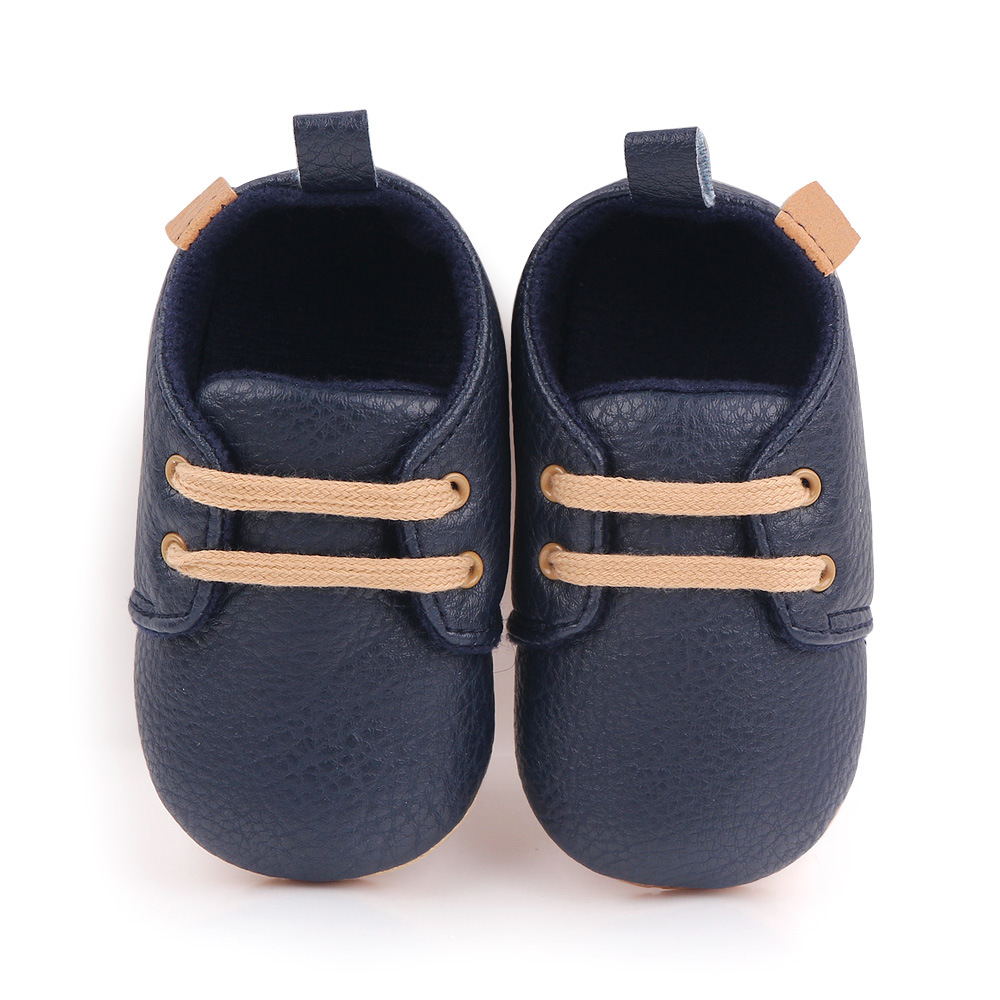 Kids First Education - Scarpine in Pelle Casual per Neonati,