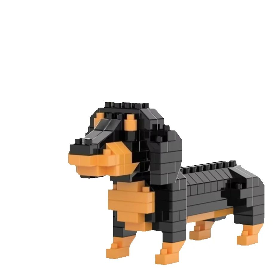 Kids Education Design - Mini giocattolo da costruzione per cani