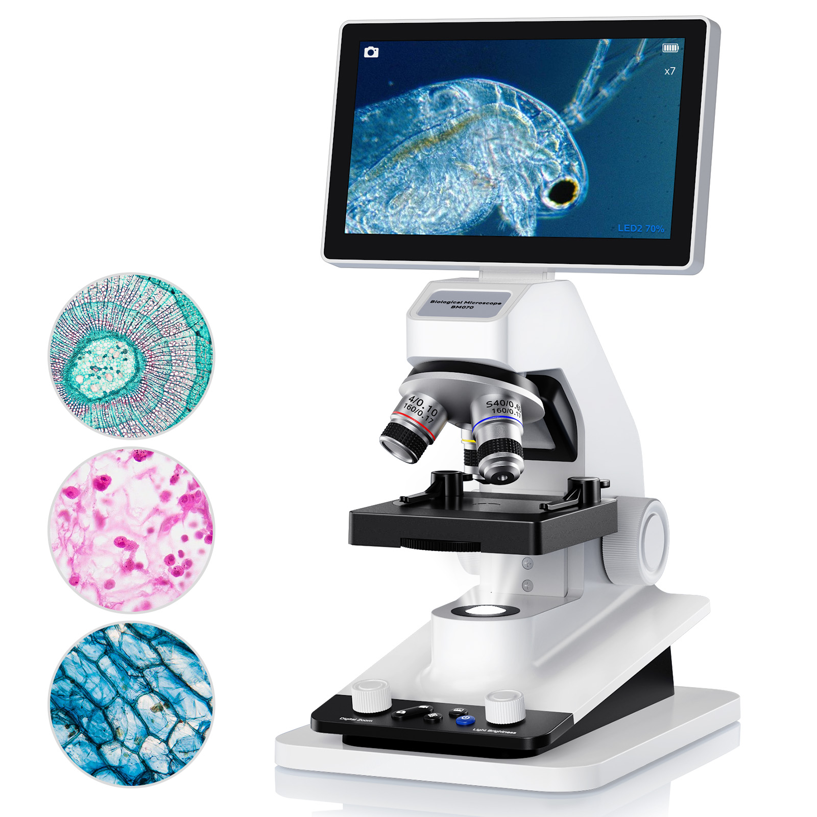 Kids Definition Of Education - Microscopio Digitale da 7 Pollici per