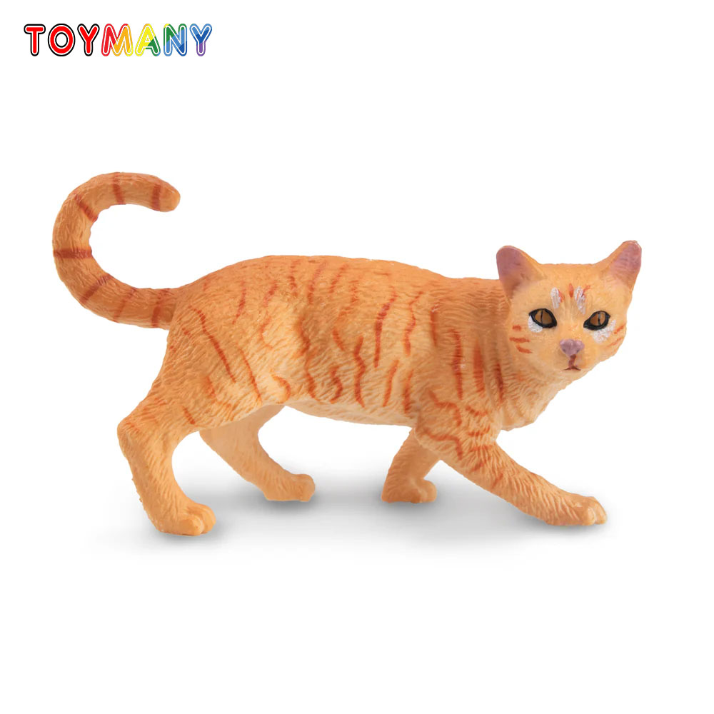 Kids First Education - Toymany Simulazione Striding Arancione Tabby Gatto