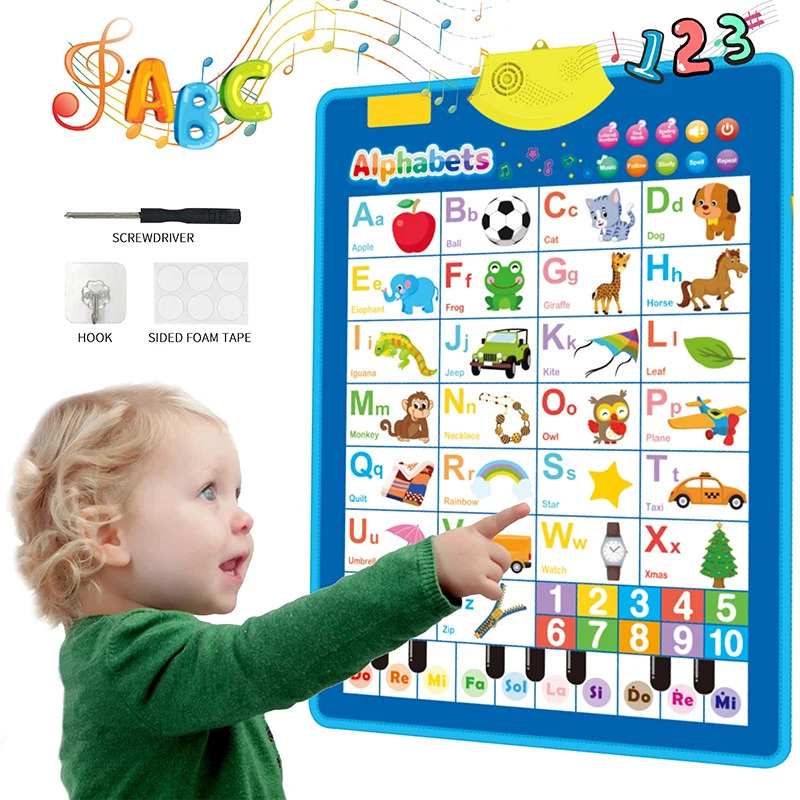 Kids Education Charts - Grafico elettronico da parete con alfabeto