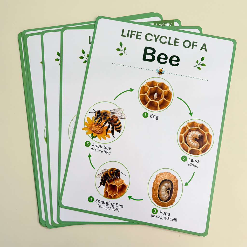 8 Poster Educativi sul Ciclo d - Kids Nature Education recensione e prezzo