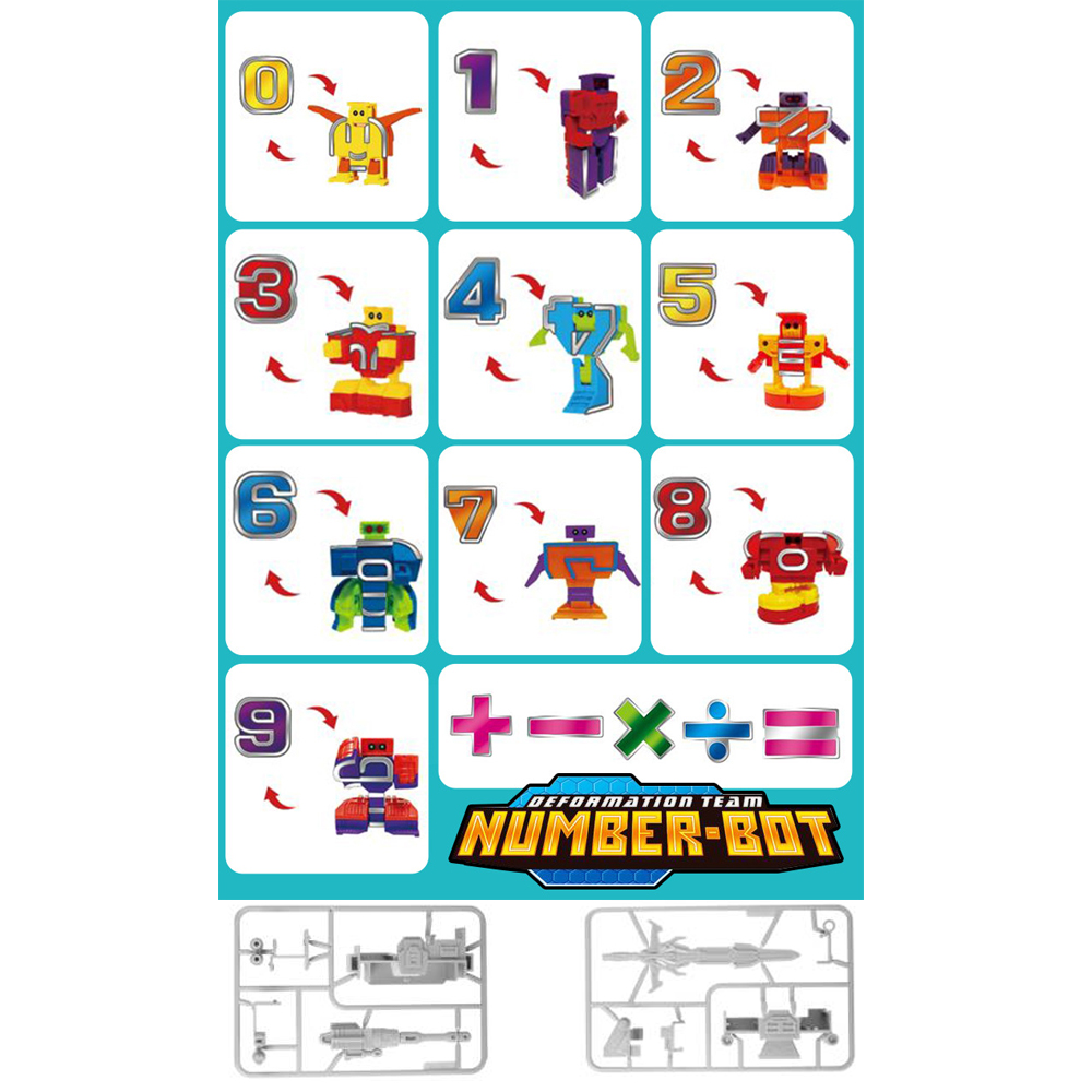 Numero di giocattoli robot, gi - Kids First Education recensione e prezzo
